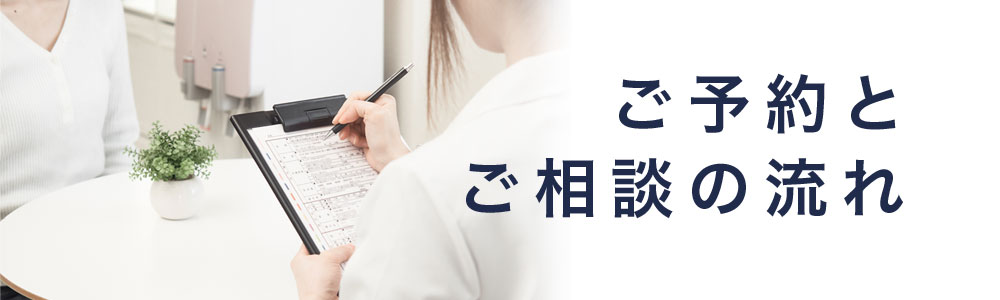 ご予約とご相談の流れ